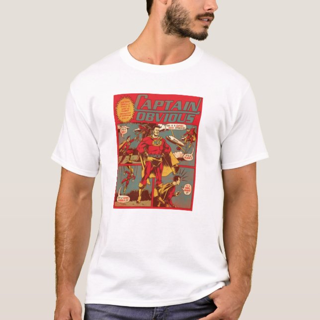 Captain Obvious T-Shirt (Front)