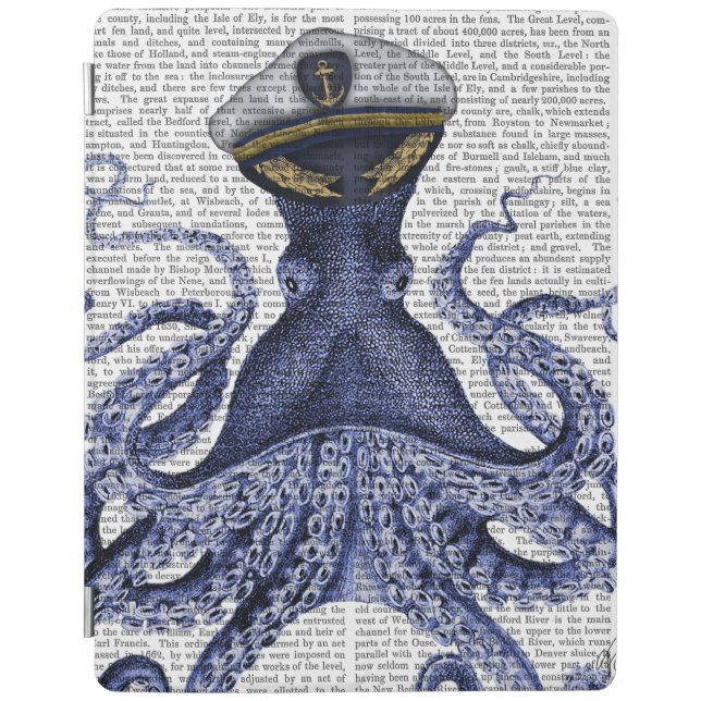 Captain Octopus iPad Air Cover (Front)