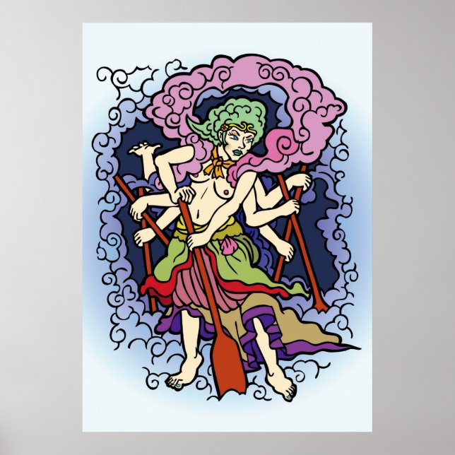 Captain of Spider Poster (Front)