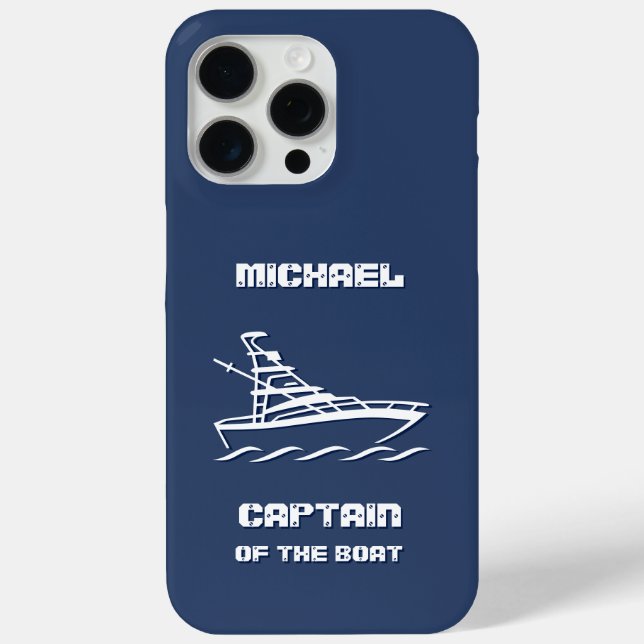 Captain of the Boat (customizable)  Case-Mate iPhone Case (Back)