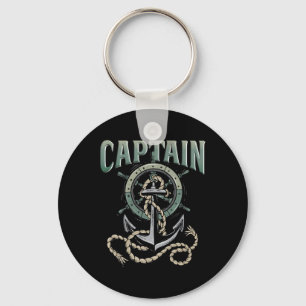 Captain Of The Boat Keychain