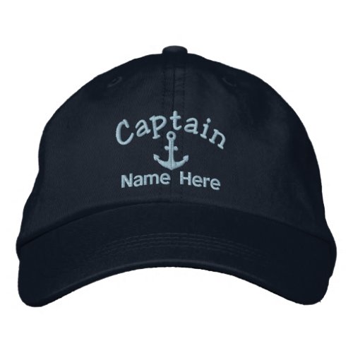 Captain Of The Boat Personalized Embroidered Baseball Hat