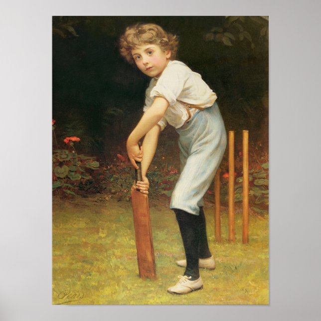 Captain of the Eleven, c.1889 Poster (Front)