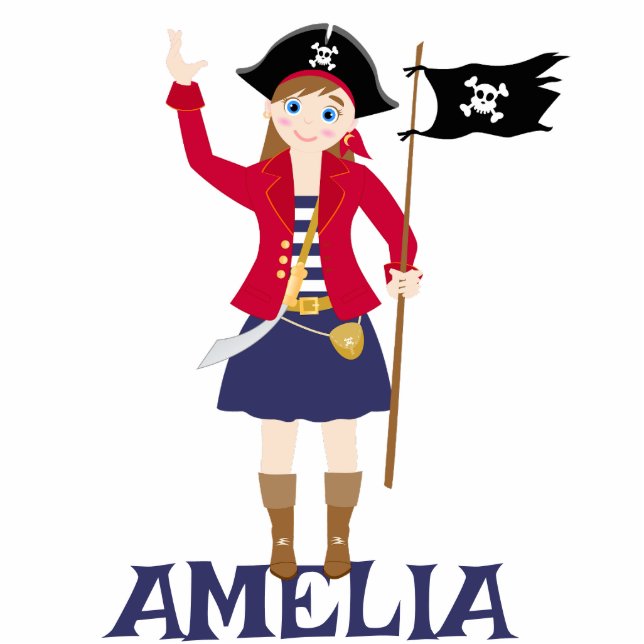 Captain of the Pirate Ship Birthday Party Cutout (Front)
