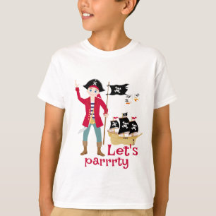 Captain of the Pirate Ship Birthday Party T-Shirt