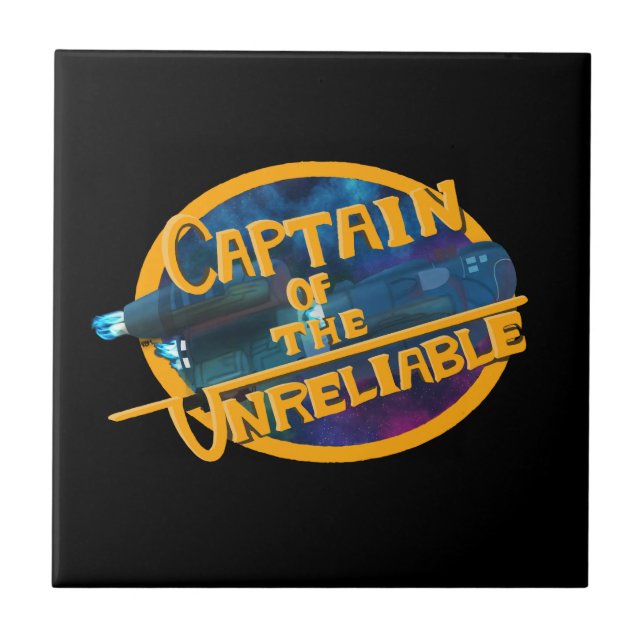 Captain of the Unreliable Ceramic Tile (Front)