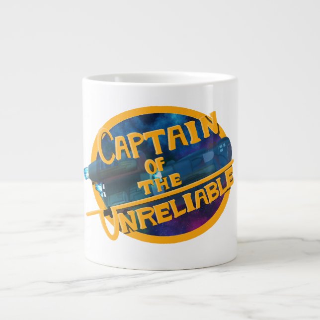 Captain of the Unreliable Giant Coffee Mug (Front)