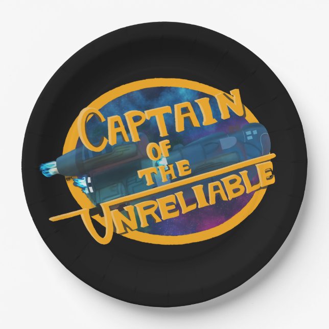 Captain of the Unreliable Paper Plates (Front)