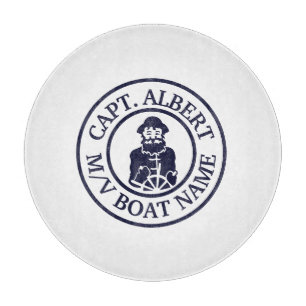 Captain Old Scruff Personalized Logo Cutting Board
