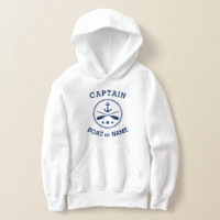 Captain or Boat Name Nautical Anchor oars stars