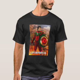 Captain Pakistan Imran Khan PTI Pakistan Support T-Shirt