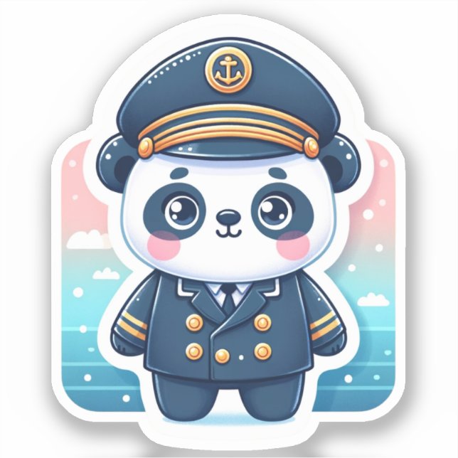 Captain Paws: Adventures at Sea Sticker (Front)