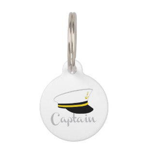 Captain Pet ID Tag