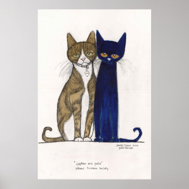 Captain & Pete on Canvas Poster (Front)