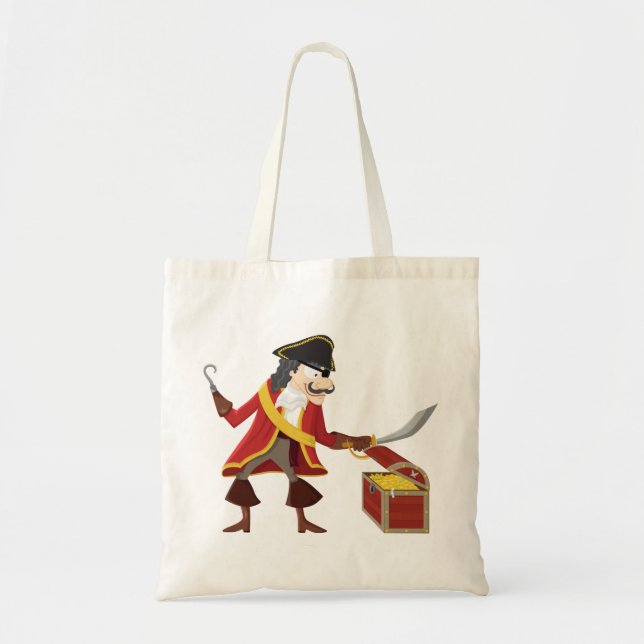 Captain pirate tote bag (Front)