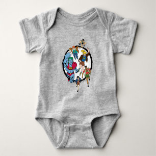 Captain Planet and the Planeteers Circle Graphic Baby Bodysuit