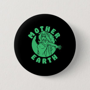 Captain Planet And The Planeteers Earth Day Mother Button