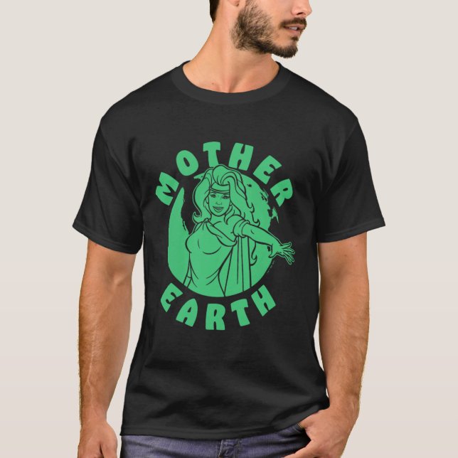 Captain Planet And The Planeteers Earth Day Mother T-Shirt (Front)