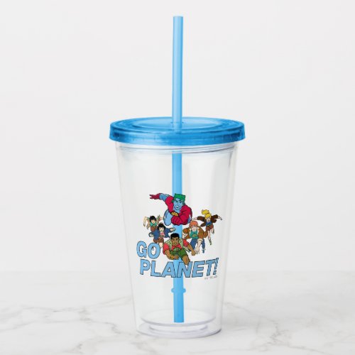 Captain Planet and the Planeteers _ Go Planet Acrylic Tumbler