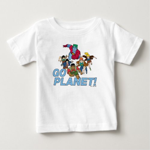 Captain Planet and the Planeteers _ Go Planet Baby T_Shirt