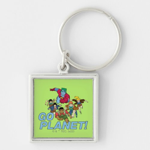 Captain Planet and the Planeteers _ Go Planet Keychain