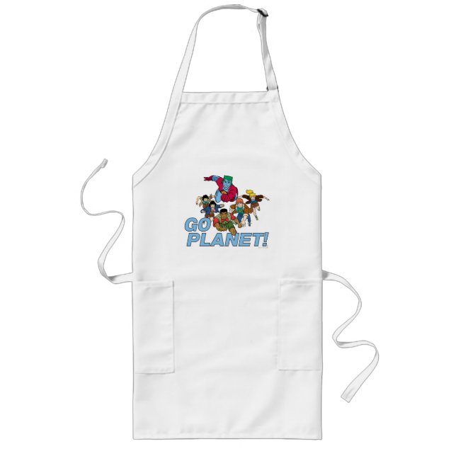 Captain Planet and the Planeteers - Go Planet! Long Apron (Front)