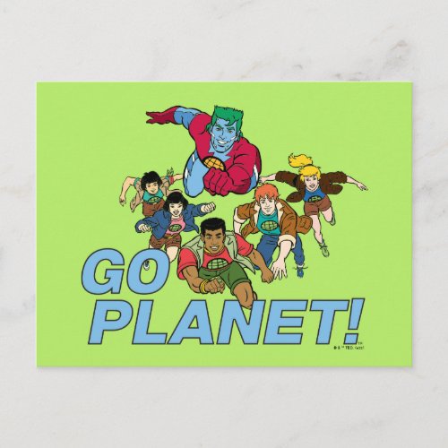 Captain Planet and the Planeteers _ Go Planet Postcard