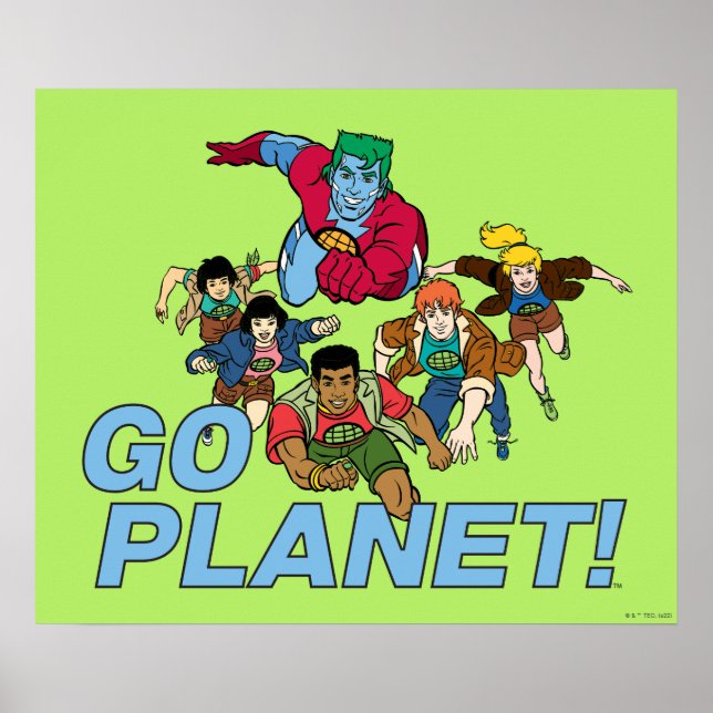Captain Planet and the Planeteers - Go Planet! Poster (Front)