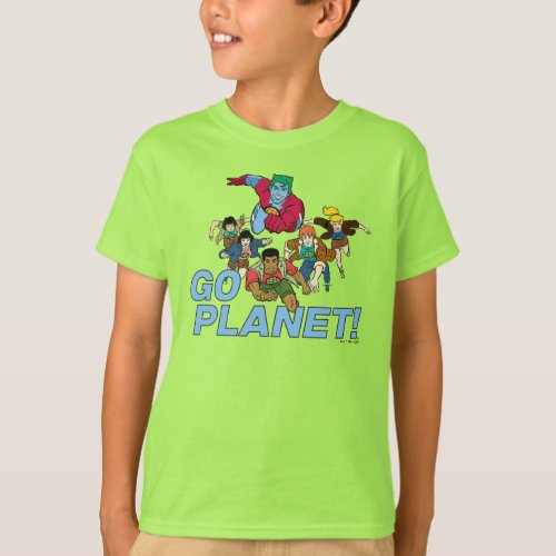 Captain Planet and the Planeteers _ Go Planet T_Shirt