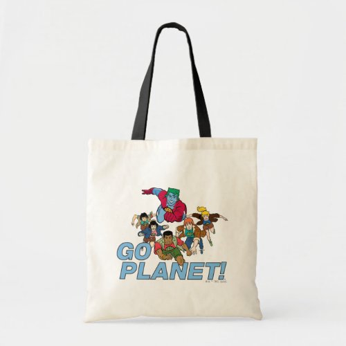 Captain Planet and the Planeteers _ Go Planet Tote Bag