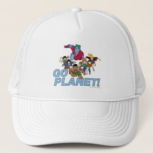 Captain Planet and the Planeteers _ Go Planet Trucker Hat