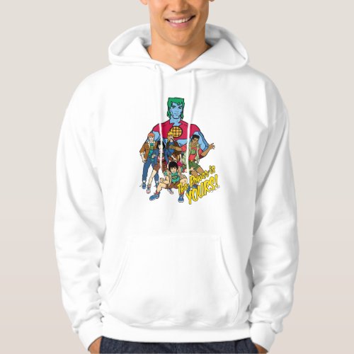 Captain Planet Group Graphic _ The Power Is Yours Hoodie