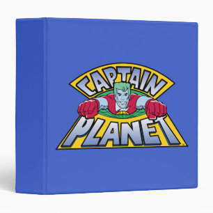 Captain Planet Logo 3 Ring Binder