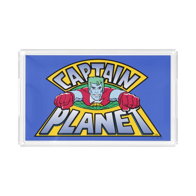 Captain Planet Logo Acrylic Tray (Front)