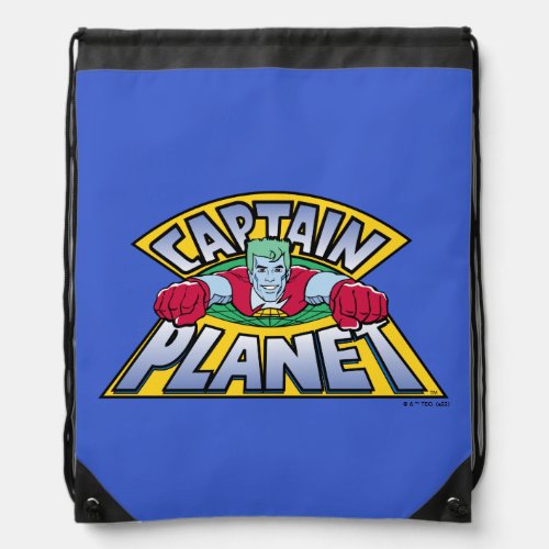 Captain Planet Logo Drawstring Bag