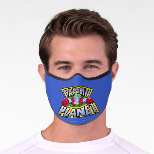 Captain Planet Logo Premium Face Mask