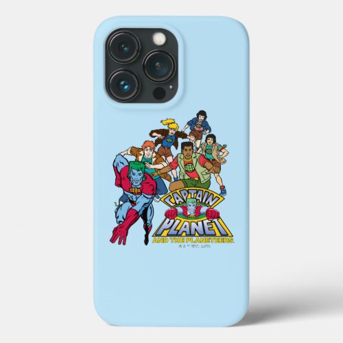 Captain Planet  the Planeteers Group Logo Graphic iPhone 13 Pro Case