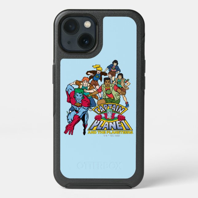Captain Planet & the Planeteers Group Logo Graphic Otterbox iPhone Case (Back)