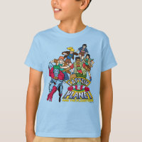 Captain Planet & the Planeteers Group Logo Graphic