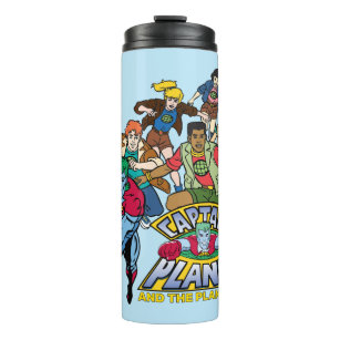 Captain Planet & the Planeteers Group Logo Graphic Thermal Tumbler