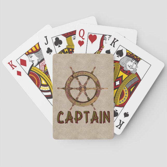 Captain Poker Cards (Back)
