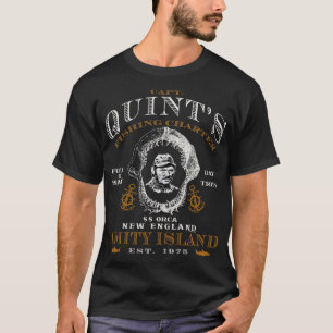 Captain Quints Jaw Skull T-Shirt