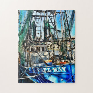 Captain Ray Shrimp Boat Jigsaw Puzzle
