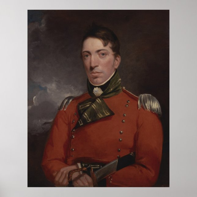Captain Richard Gubbins – John Constable Poster (Front)