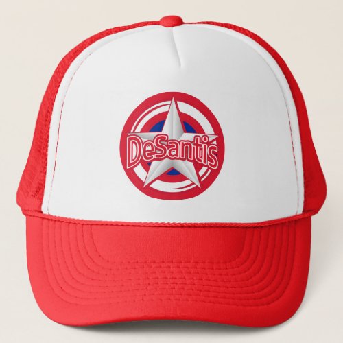 Captain Ron DeSantis is my hero_Superhero Trucker Hat