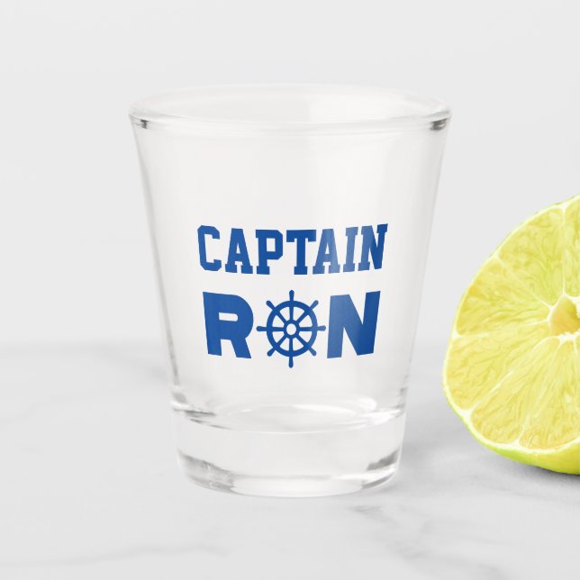 Captain Ron Shot Glass (Front)