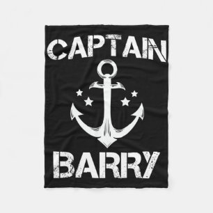 Captain Rry Funny Birthday Personalized Surname Cl Fleece Blanket
