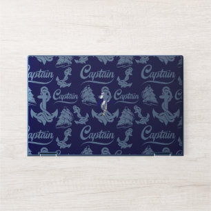 Captain Sailboat Anchor Nautical Design HP Laptop Skin