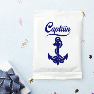 Captain Sailboat Anchor Nautical Design Margarita Drink Mix