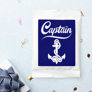 Captain Sailboat Anchor Nautical Design Margarita Drink Mix